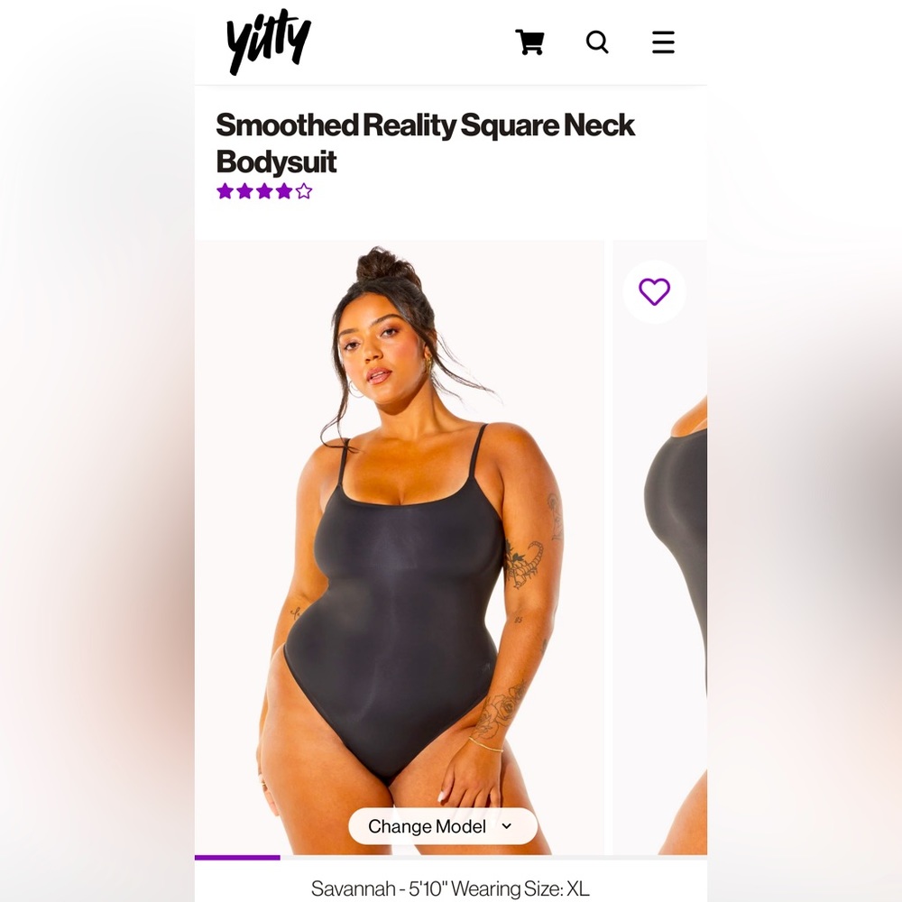 NWT Square Neck Bodysuit, Cheeky